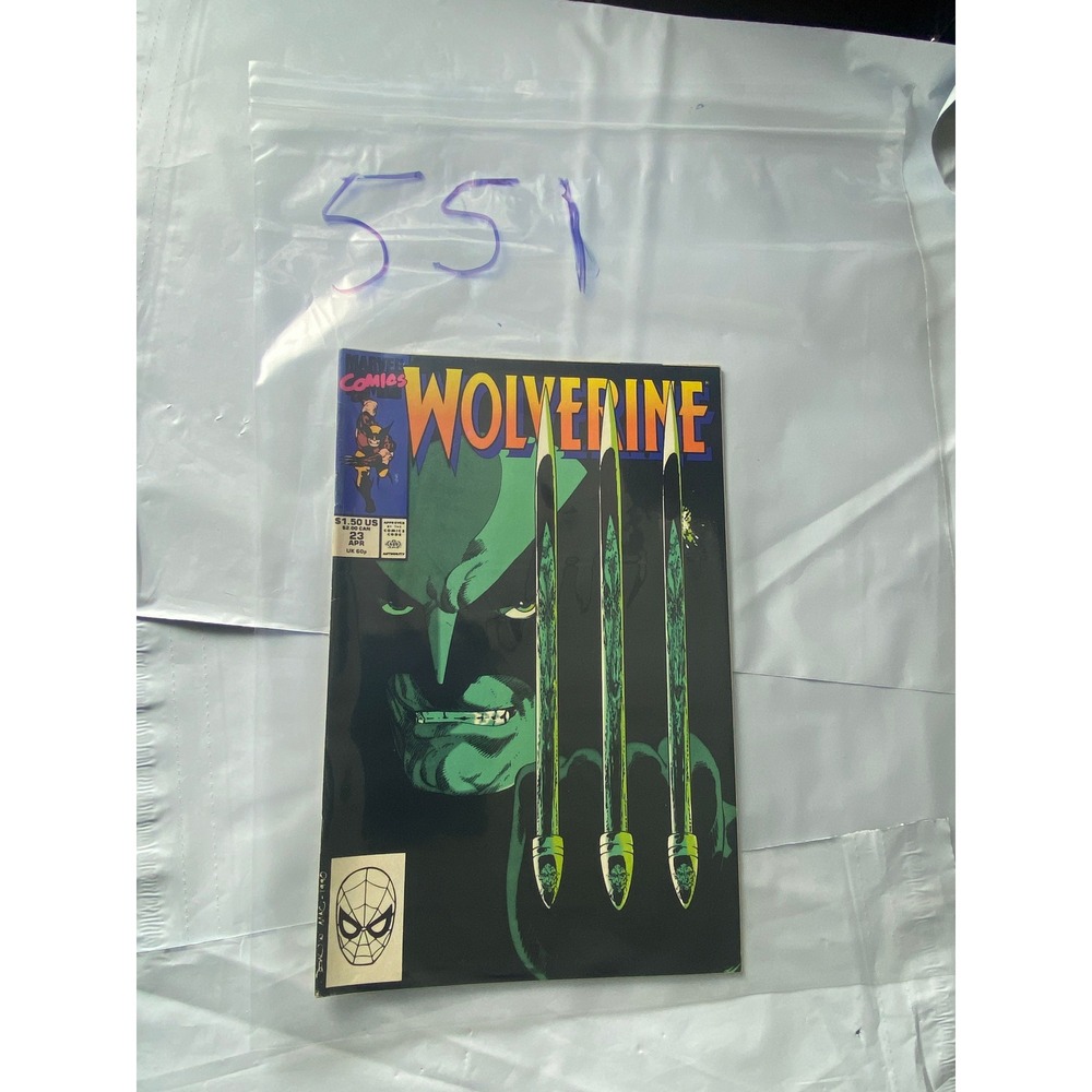 Marvel Comics Wolverine 23 Comic‎ Book 1989